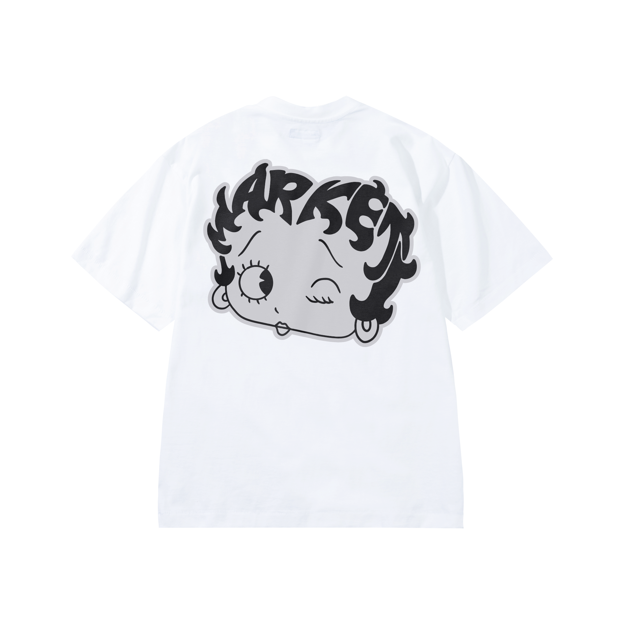 BETTY BOOP MASCOT T-SHIRT - WHITE