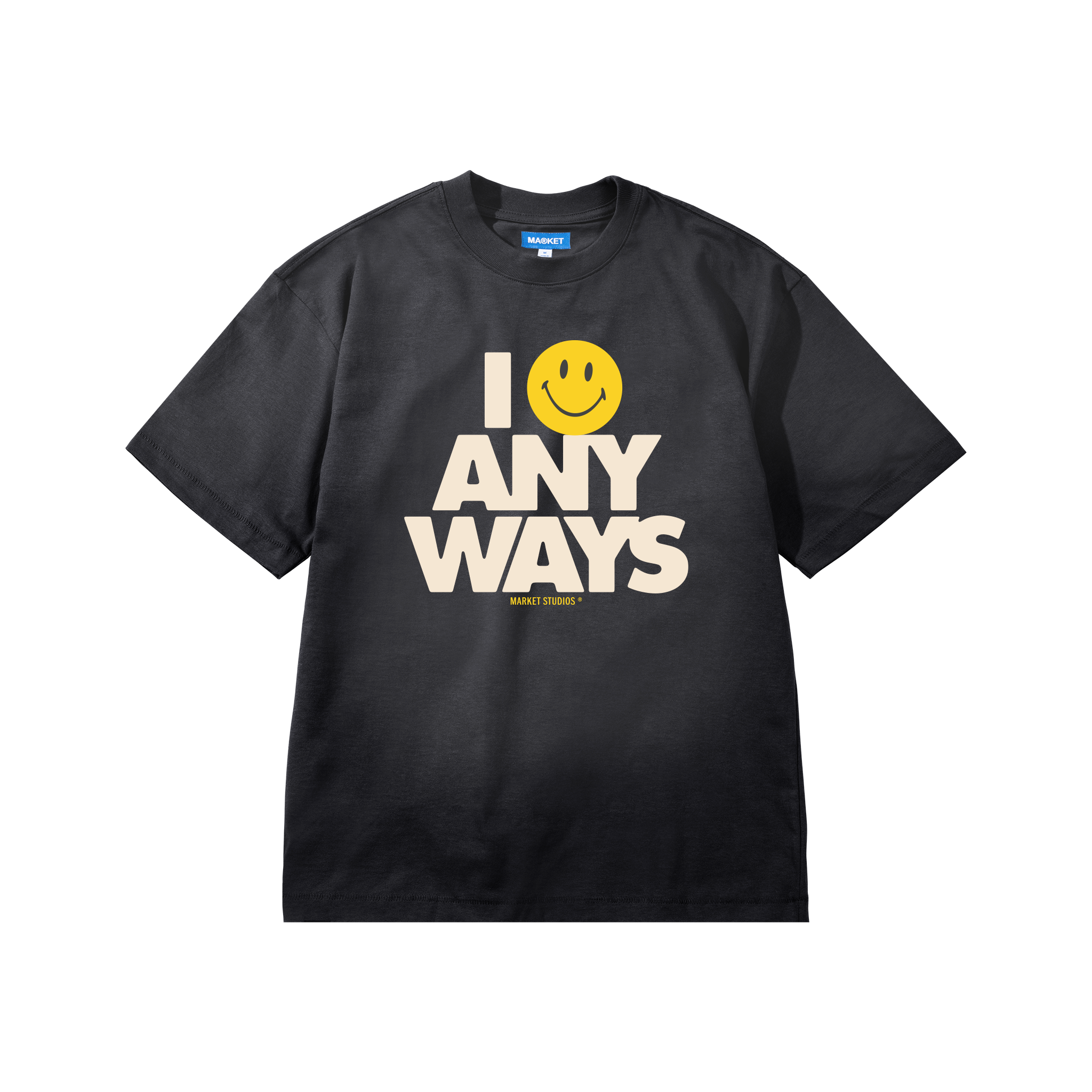 SMILEY SMILE ANYWAYS T-SHIRT