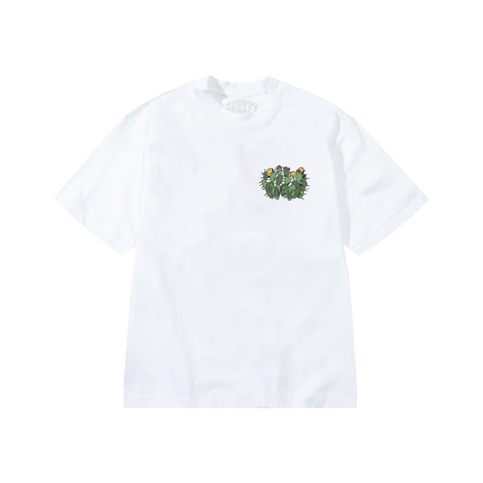 SMILEY CACTUS T-SHIRT - WHITE