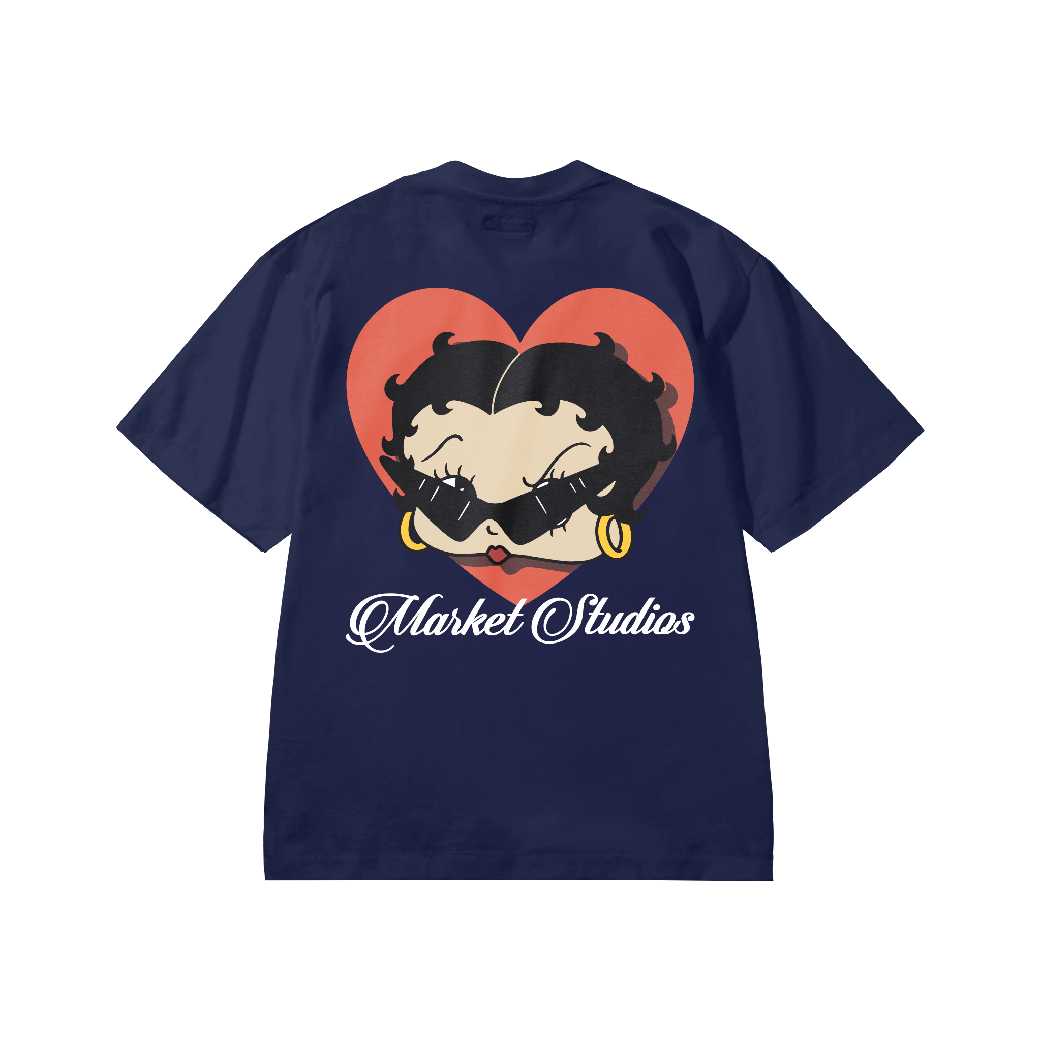 BETTY BOOP SWEETHEART T-SHIRT - NAVY
